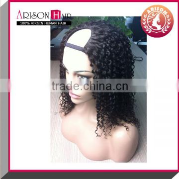 Malaysian human hair u part wig