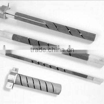 Double spiral type silicon carbide heating element