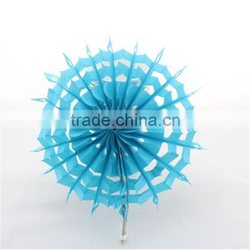 Lovely paper snowflake fans for Wall Decorations