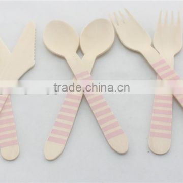 Wholesale 6.25 inch Disposable Wooden Cutlery