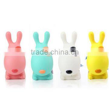 Cute Rechargeable 0.8W 16 LED Lovely Dog Desk Lamp Light AC Charging and USB Charging for Children Student Learning Reading