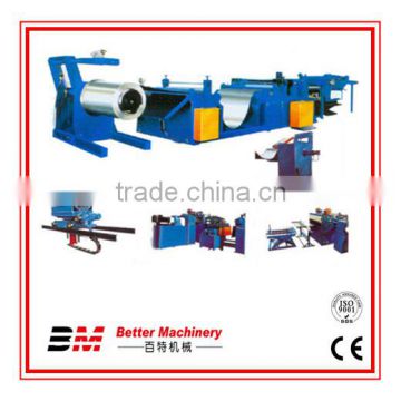 Overseas service automatic metal plate cut to length line