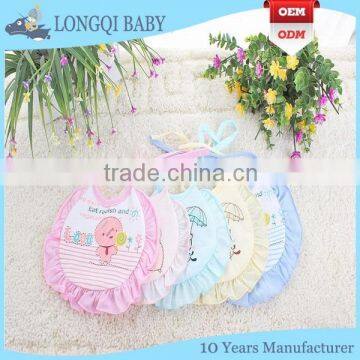 WZ-MS-024 pure cotton material custom bibs for baby
