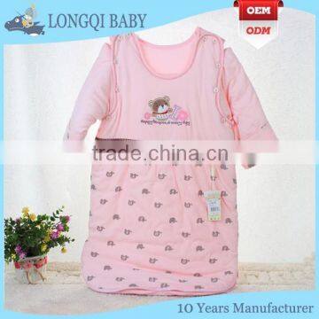 BB-LZ-002 hot sale newborn baby sleeping bag 100% cotton