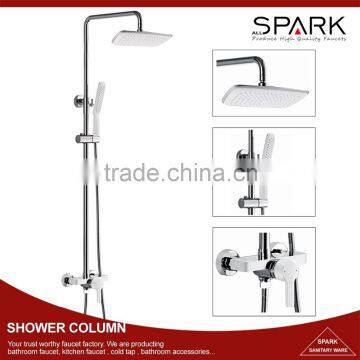 Wall mounted bathtub brass shower set mixer in Kaiping