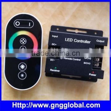 3 channels dmx RF wirelless led RGB controller rf led strip touch rgb controller