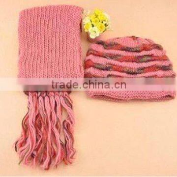 knitted hat & scarf sets