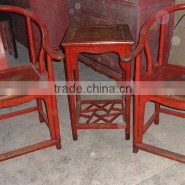 Chinese antique chair and table LWE157