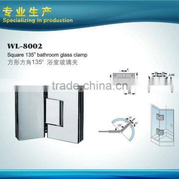 Square 135 Degrees Glass Door Hinge