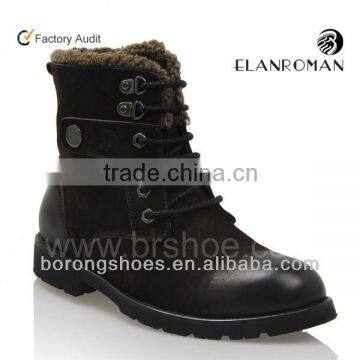 2016 high end winter men long boots with leather