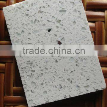 China sparkle grey quartz sink countertop