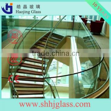 clear tinted low-e high quality laminated glass price/bent tempered laminated glass