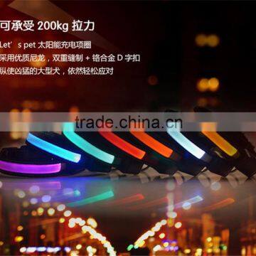 Led USB Rechargeable Dog Collars Reflective Led Pet Collars Protect Your Pets in Dark photo-4