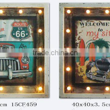 LED car LED pictures LED wall decor Modern Wall Art living room decoration LED family design