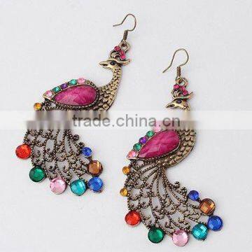 wholesale fashion gold earrings 2012 new design