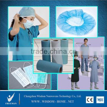 eco-friendly anti-bacteria thermal bond nonwovens fabric for medcial use