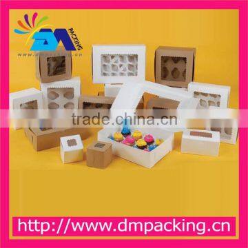 2015 custom macarons box packaging cupcake box