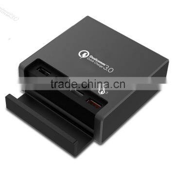 multi usb station charger, qc 3.0 qualcomm charger for iphone usb fast charger ,best selling products for elderly