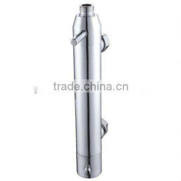 High Quality & Luxury Brass Thermostate Shower Mixer, Chrome Finish and Wall Mounted, Downward Screw Spout