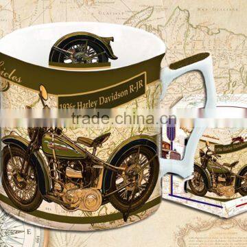 CARMANI gift set - mug OLD VEHICLES design