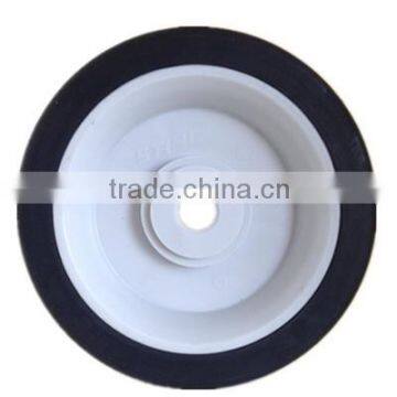 5 Inch Semi-pneumatic Rubber Wheel for Small Trolley