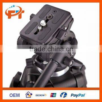Professional Video Tripod Heavy Duty With Fluid Pan Head for Camera Film Photography WT717 photo-3