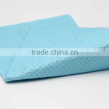 Germany nonwoven cleaning cloth with hole blue color