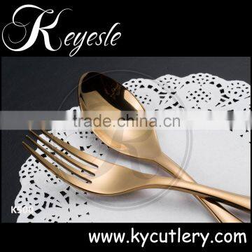 Stainless Steel Cutlery, Flatware Set, Bulk Gold Flatware photo-3