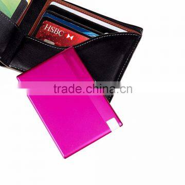 Hot fashion style super light power bank 1350mah emergency mobile phone charger