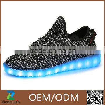2016 Colorful Simulation Yeezy Shoes Adult Lighting Led Shoes Most Popular photo-2