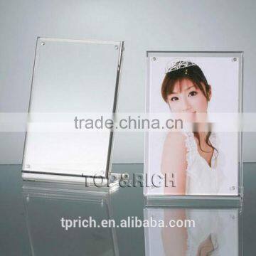 Elegant design for 4x4 plexiglass acrylic picture frame with 2015 hot sale