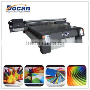 2014 hot sale DOCAN Digital UV Flatbed Acrylic Printer M8 for PVC board billboard wood metal plate printing