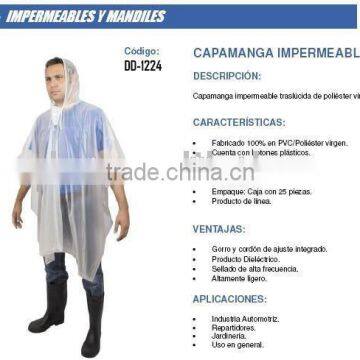 TENGXING 2001Z transparent poncho