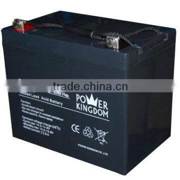 12V 75Ah Sealed Lead Acid Battery