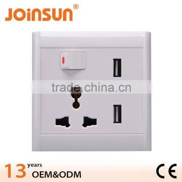 2016 High quality wall usb socket