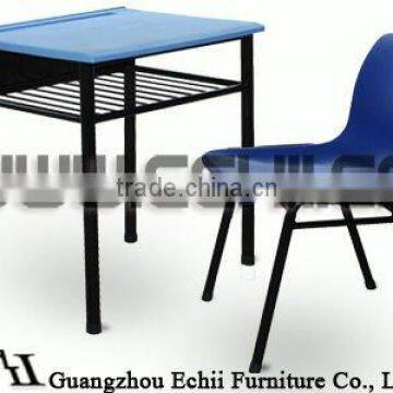 Plastic school desk and chair/Plastic school furniture/Classroom furniture