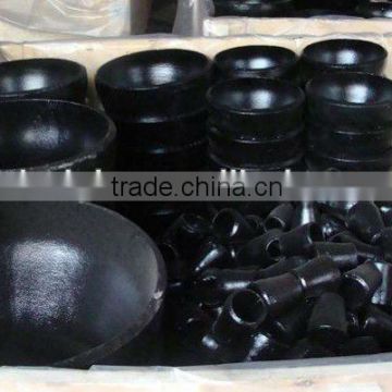 carbon steel seamless butt weld diameter pipe cap&pipe caps &seamless pipe caps