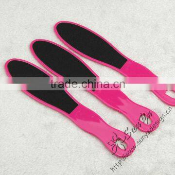 Pink plastic hand foot file