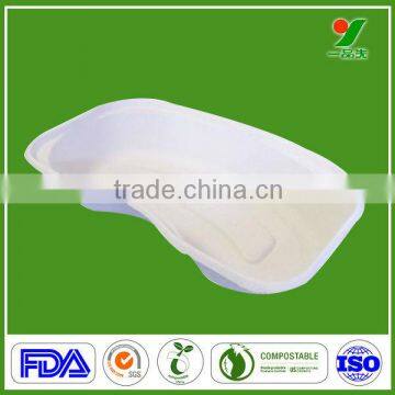 Factory biodegradable packaging cost-effective patients nursing molded paper pulp kidney bowl