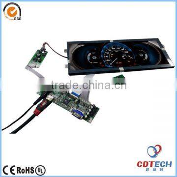 Water proof sunlight readable 12.3 inch lcd module transflective color lcd