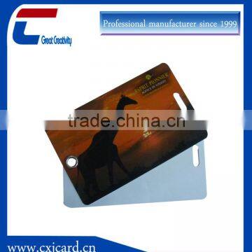 China factory cheap plastic hotel luggage tag