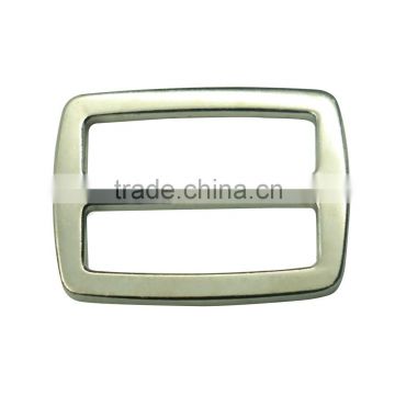 Eco-friendly nickel free fashion belt buckle curved buckle sliders