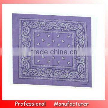 custom printing bandana,49*49cm square bandana,promotional bandana