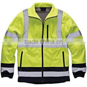 High performance reflective safety workwear jacket