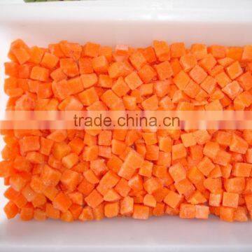 IQF frozen carrot dice /strips