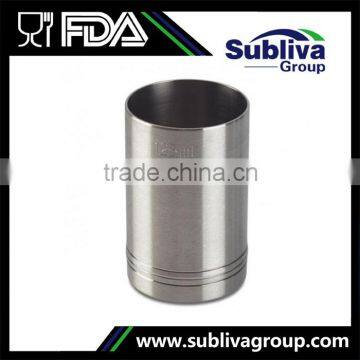Hot Sell 125ml Stainless Steel 304 Thimble bar Measure Jigger