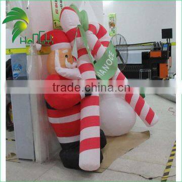 Hongyi 2015 Custom Lovely Festival Decorating Cheap Inflate Christmas Arch Door