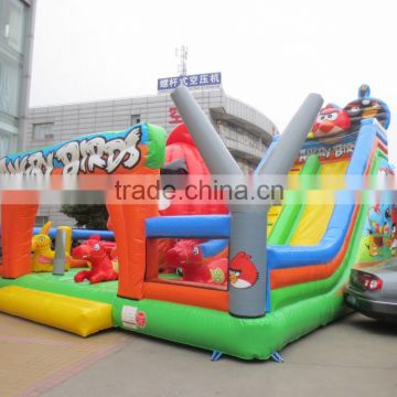 2015 new high quality inflatable fun city about cartoon theme/combo/bouncer