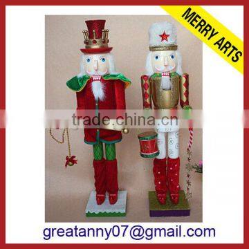 Party decoration wooden crafts nutcracker outdoor&indoor nutcracker wholesale