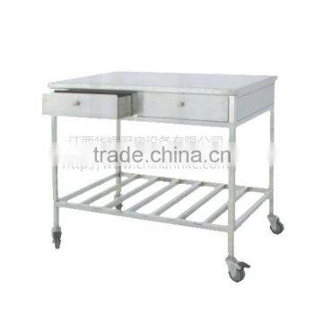 moveable stainless steel table